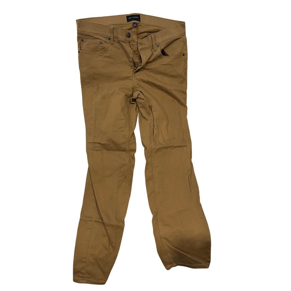 Free Assembly Straight Fit Tan Jeans Mens 34x32